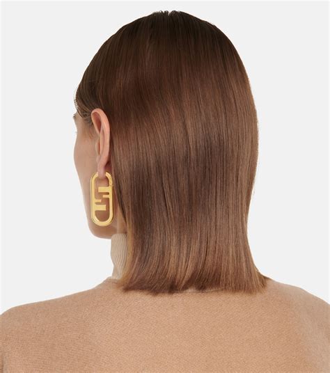 fendi drop earrings|fendi earrings celebrity.